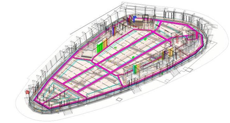 Il progetto degli impianti del Pavillon a Porta Nuova