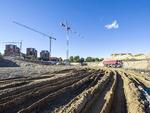 Scavi di preparazione di un cantiere a Milano